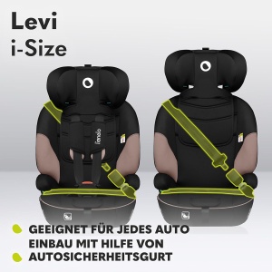 Scaun auto Lionelo Levi i-Size, 9-36 kg, 15 luni - 12 ani, cu suport pentru cap din memory foam - Img 3