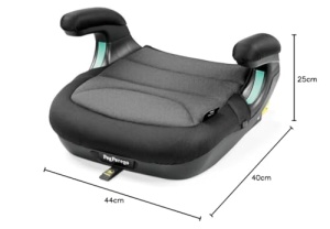 Scaun auto Peg Perego Viaggio Shuttle, Scaun auto inaltator cu ISOFIX pentru copii de la 125 la 150 cm (6-12 ani), 22-36 kg, Negru Cristal - Img 9