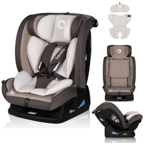 Scaun auto pentru bebelusi LIONELO AART I-SIZE 40-150 cm centuri de siguranta tetiera si reglare inclinare insertie lombara si de reducere R129 i-Size