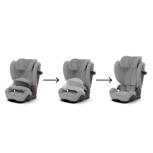 Scaun auto pentru copii CYBEX Gold Pallas G3 i-Size Plus, 9-50 kg, Gri - Img 5