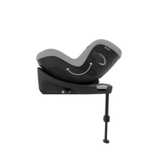 Scaun auto pentru copii CYBEX Gold Sirona G i-Size Plus, Fara baza, De la aproximativ 3 luni pana la 4 ani, Max. 19 kg, 61 - 105 cm (De la nastere / 40 cm cu insertie pentru nou-nascut), Gri piatra - Img 9