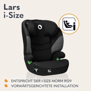 Scaun Auto pentru Copii LIONELO LARS i-Size 100-150 cm, Cu Protectie Laterala si Ajustare Cap - Img 3