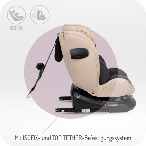 Scaun auto pentru copii MoMi EMI, 0-12 ani, 360 rotativ, ISOFIX, 3-36 kg - Img 5