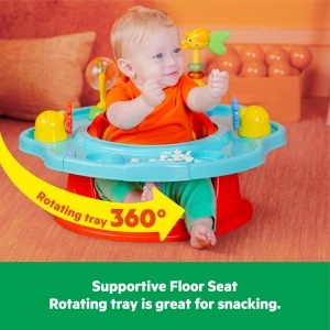 Scaun de activitate Bright Starts Playful Paradise 3-in-1, BPA-free, cu 6 jucarii - Img 5