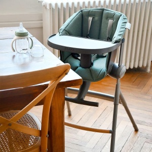Scaun de masa BEABA UpDown, ergonomic, 6 inaltimi, gri inchis - Img 2