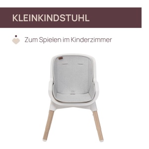 Scaun de masa Chicco Zest, pentru bebelusi, usor, ajustabil, compact - Img 4