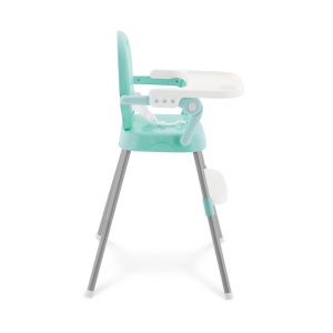Scaun de masa copii KikkaBoo Spoony 3in1 reglabil pliabil verde menta - Img 8