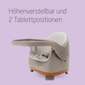 Scaun de masa Maxi-Cosi Jay 2-in-1 6 luni - 3 ani Elegance Beige compact si usor de curatat - Img 3