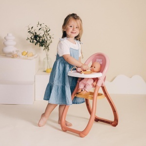 Scaun de masa pentru papusi Smoby Baby Nurse, accesorii incluse, pentru papusi de pana la 42 cm - Img 5