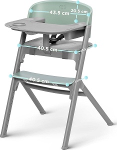 Scaun Inalt Kinderkraft LIVY, Ergonomic, 0-110 kg, Design Minimalist, Roz - Img 6