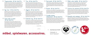 Scaun inalt pentru copii Roba Sit Up Click Fun, din lemn, culoare taupe, cu sistem de ajustare - Img 8