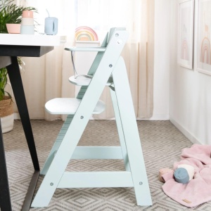 Scaun inalt pentru copii roba Sit Up Flex - din lemn, ajustabil, culoare mint - Img 6