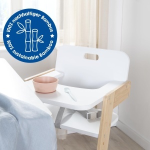 Scaun pentru bebelusi Roba Nature Up - Bambus FSC, AlbNatur, 70 kg - Img 9