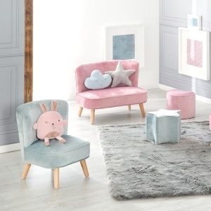 Scaun pentru copii roba Lil Sofa, culoare SkyHellblau, 27 cm inaltime - Img 11