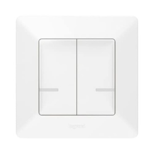 Schalter Legrand Valena Life cu 2 Canale, 250 W, Compatibil cu LED - Img 2