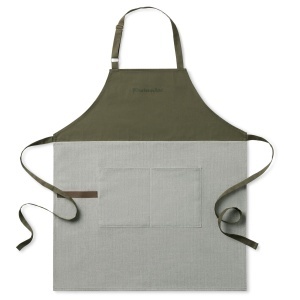 Schurta de Bucatarie KitchenAid Evergreen Design, 100 Bumbac, Verde, 81,3 x 71,1 cm