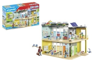 Scoala Mare Playmobil 71327 cu Tabla Interactiva pentru Copii de la 5 Ani