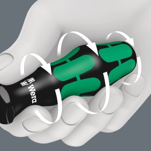 Screwdriver cu maner Kraftform Plus Wera 335, 0.4 x 2.5 x 75 mm, Nicromatt - Img 9