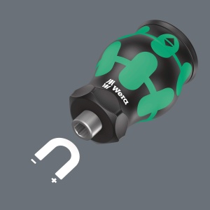 Screwdriver Wera Kraftform Kompakt Stubby 1, 6 piese, cu bituri, 65 mm - Img 6