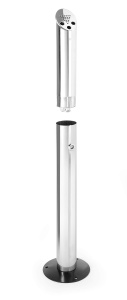 Scrumiera Hendi 440223 model coloana otel inoxidabil design robust - Img 6