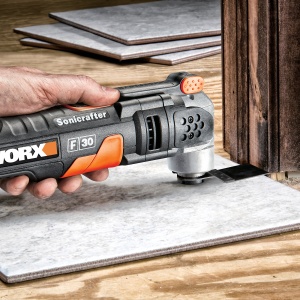 Scula multifunctionala Worx WX680 Sonicrafter Hyperlock F30, 350W, design flexibil - Img 6
