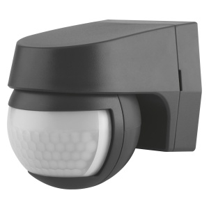 Senzor de miscare pentru perete Ledvance, IP44, 110 unghi de detectie, gri