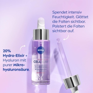Serum Facial NIVEA Cellular Expert Filler cu Hyaluron, 30 ml, Anti-Aging - Img 2