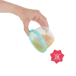 Set 12 recipiente Badabulle Badabowls 250ml ermetice compatibile cu microunde si congelator - Img 4