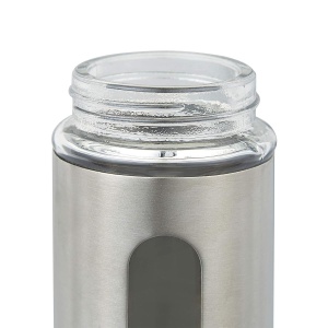 Set 12 Sticle pentru Condimente Relaxdays, 80 ml, Inox si Sticla, Culoare Argintie - Img 7