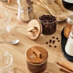 Set 2 Borcane Etans Bergner Coffee Tea Lovers, 350ml 500ml, Borosilicatat - Img 2