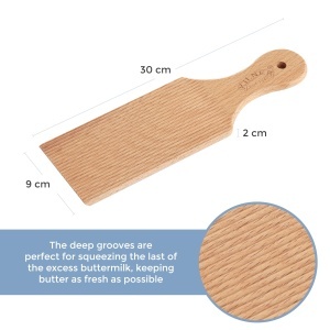 Set 2 Butterbrettchen Kilner din lemn de fag 30x9x2 cm cu snur pentru agatare - Img 4