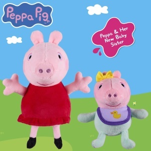 Set 2 Figurine Peppa Pig - Peppa si Baby Evie, Plus, 18 luni - Img 2