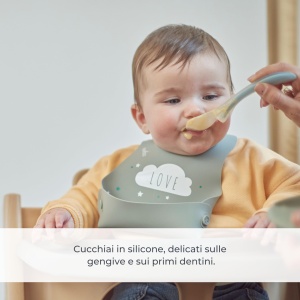 Set 2 Linguri Silikon pentru Bebelusi Nuvita 8480 - Ergonomice, BPA-free, Culoare Roz - Img 2