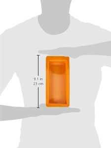 Set 2 Moldes Turron Liso si Rombo IBILI, Plastic, Culoare Orange - Img 4