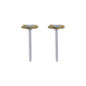 Set 2 Perii din Bronz Dremel 535 pentru Curatare si Entrostenire, 19mm