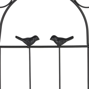 Set 2 Rankgitter Relaxdays, 150 x 50 x 1,5 cm, Metal, Negru - Img 7