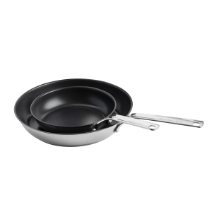 Set 2 Tigai din Inox KitchenAid 2028 cm, Antiaderente, Inductie