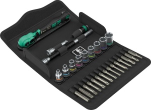 Set 28 Piese Chei cu Piston Wera 05005542001, 14, Zollige Dimensiuni