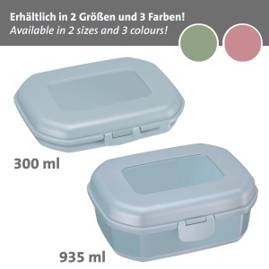 Set 3 Cutii pentru Gustari Westmark Mini 300 ml Albastru BPA-Free - Img 6