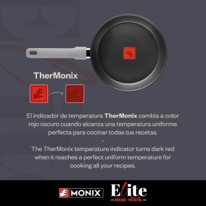 Set 3 Tigai MONIX Elite Non Stick, 20-24-26 cm, Inox 1810 - Img 3