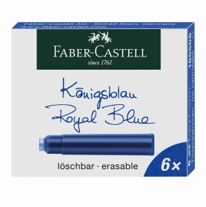Set 30 Patroni Cerneala Faber-Castell Culoare Albastru Regal, Compatibili cu Fuller - Img 2