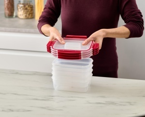 Set 4 cutii depozitare Joseph Joseph Nest Lock 11L design compact etanse BPA-free - Img 6