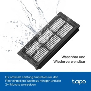 Set 4 Filtre HEPA Tapo RV50 Pro Omni, Lavabile, Usor de Instalatat - Img 2