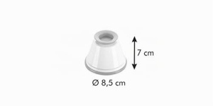 Set 4 forme Panna Cotta Tescoma cu capac, 150ml, plastic durabil - Img 6