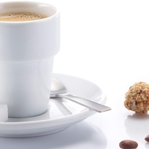 Set 4 linguri espresso Westmark, 11 cm, inox 1810, argintii - Img 4