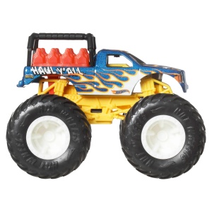 Set 4 Masini Monster Trucks Hot Wheels, 164, Roti Mari, Design Impresionant - Img 4