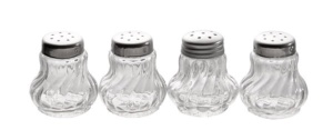 Set 4 Mini Strecatoare APS din Sticla cu Capac din Inox, 3.5 cm - Img 1