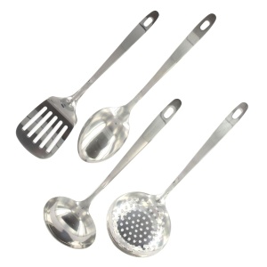 Set 4 Utensile de Bucatarie Fackelmann 9908950, Inox, Spalare Automata