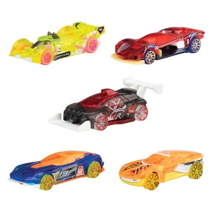 Set 5 Masini Hot Wheels JDR21, 15 Vehicule Diverse, Scara 164, Tematica Variata