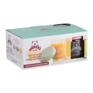 Set 6 Borcane pentru Baby Food KILNER 190 ml cu Capac Silikon, Spalare Automata - Img 2